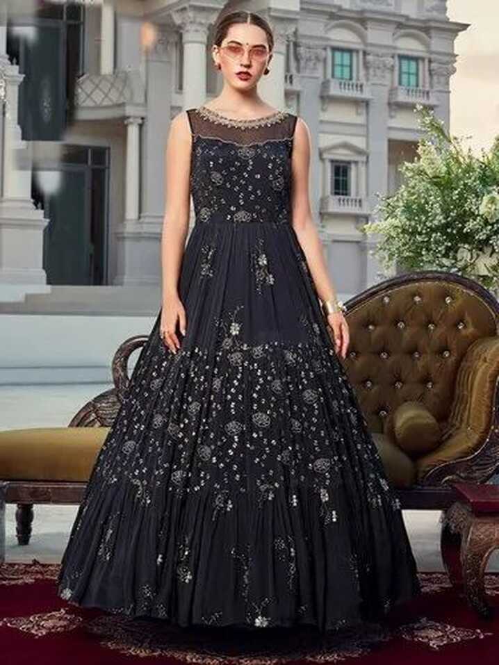 Designer Wedding Wear Gown with Dupatta, Size: Up To 42 at Rs 2695 ...