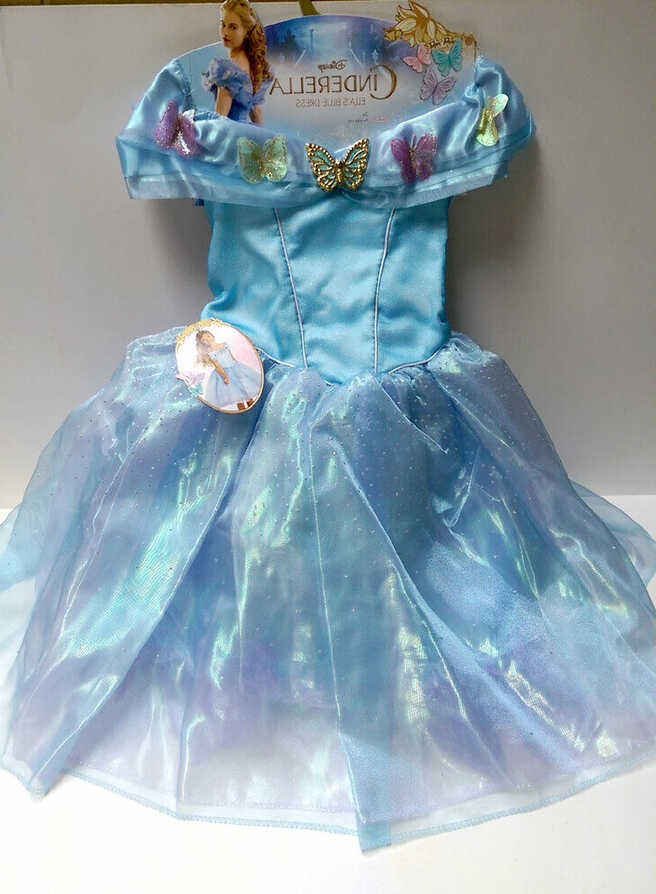 Disney Princess Cinderella Ella Butterflies Dress Costume Size 4-6 ...