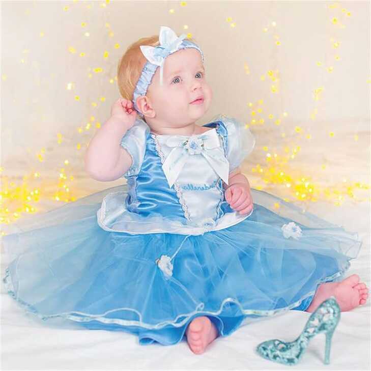 Disney Princess Disney DCPRCIN03 Cinderella Child Dress Costume-3 ...