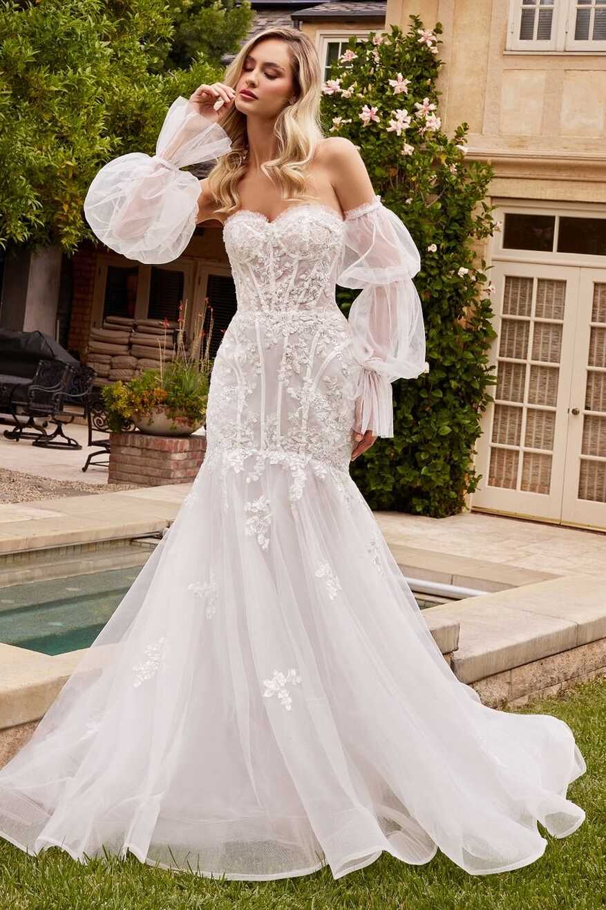 Divinity Bridal CELESTIA Corset Bustier Tulle Mermaid Wedding Dress