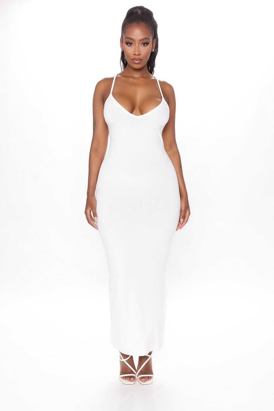 Doing My Thing Maxi Dress - White | Fashion Nova, Dresses ...