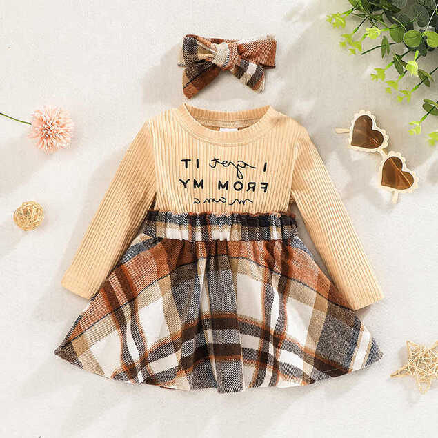 Dress For Baby Kids 3-24 Months Baby &#39;S Clothing Casual Long ...