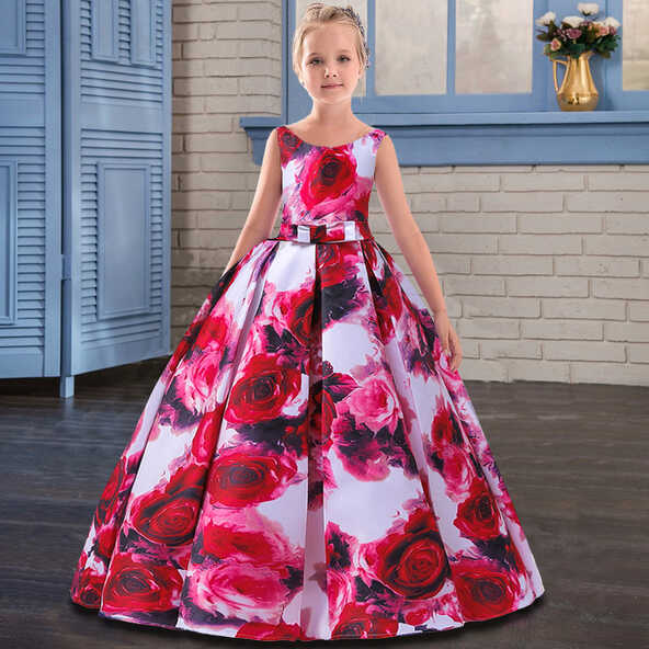 Dress Girls 12 14 Years Wedding Girls Size 10 12 Kids Party ...