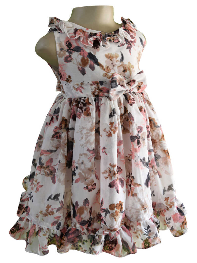 Dresses for Baby Girls | Faye Floral Georgette Dress - faye