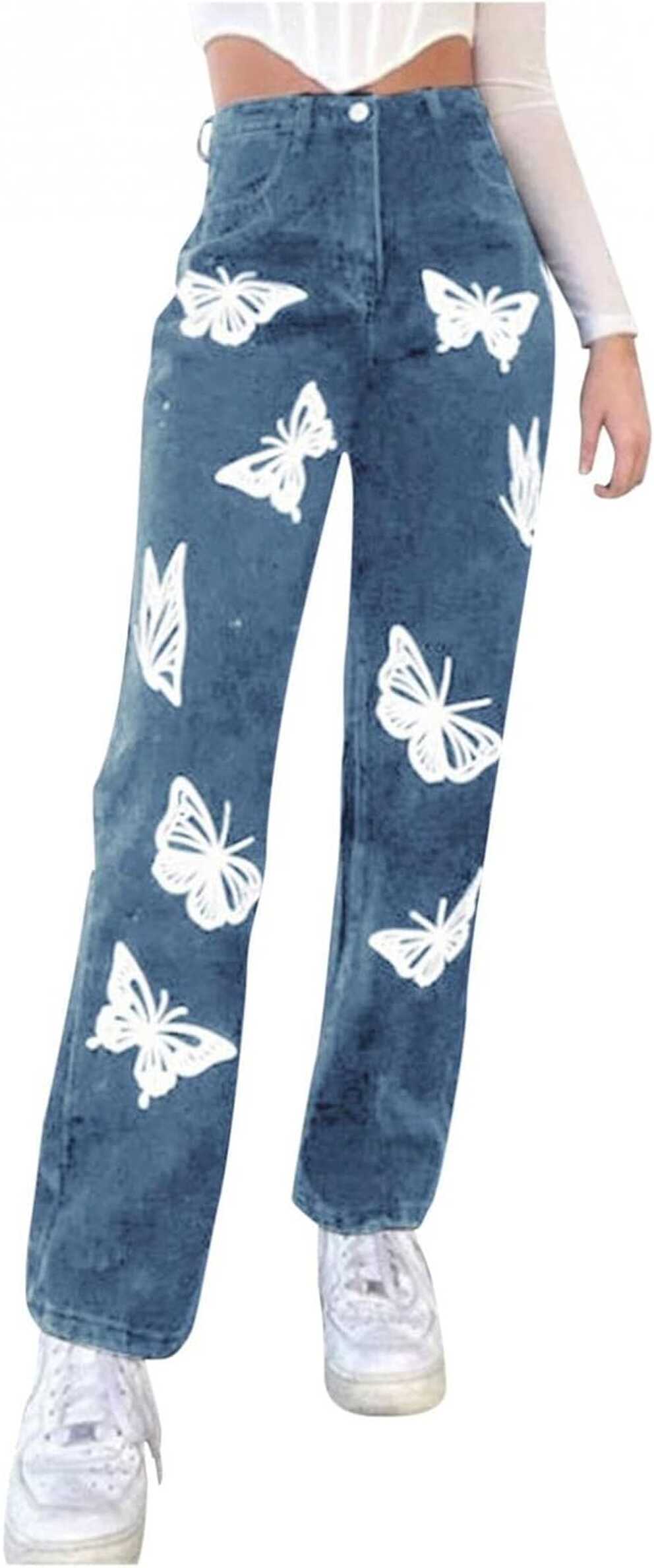 Dunacifa High Waisted Ripped Jeans for Teen Girls India | Ubuy