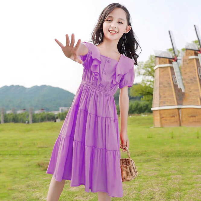 Eashery Teenage Girls Summer Dress Size 14-16, Casual Colorful ...