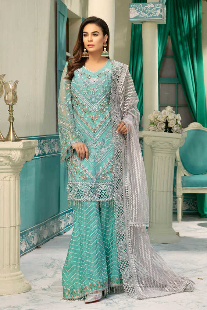 Eid Dresses For Girls Fully Embroidered With Threads – Nameera by ...