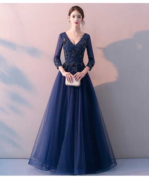 Elegant Evening Dress Long 2020 New Stylish Beading Banquet Party ...