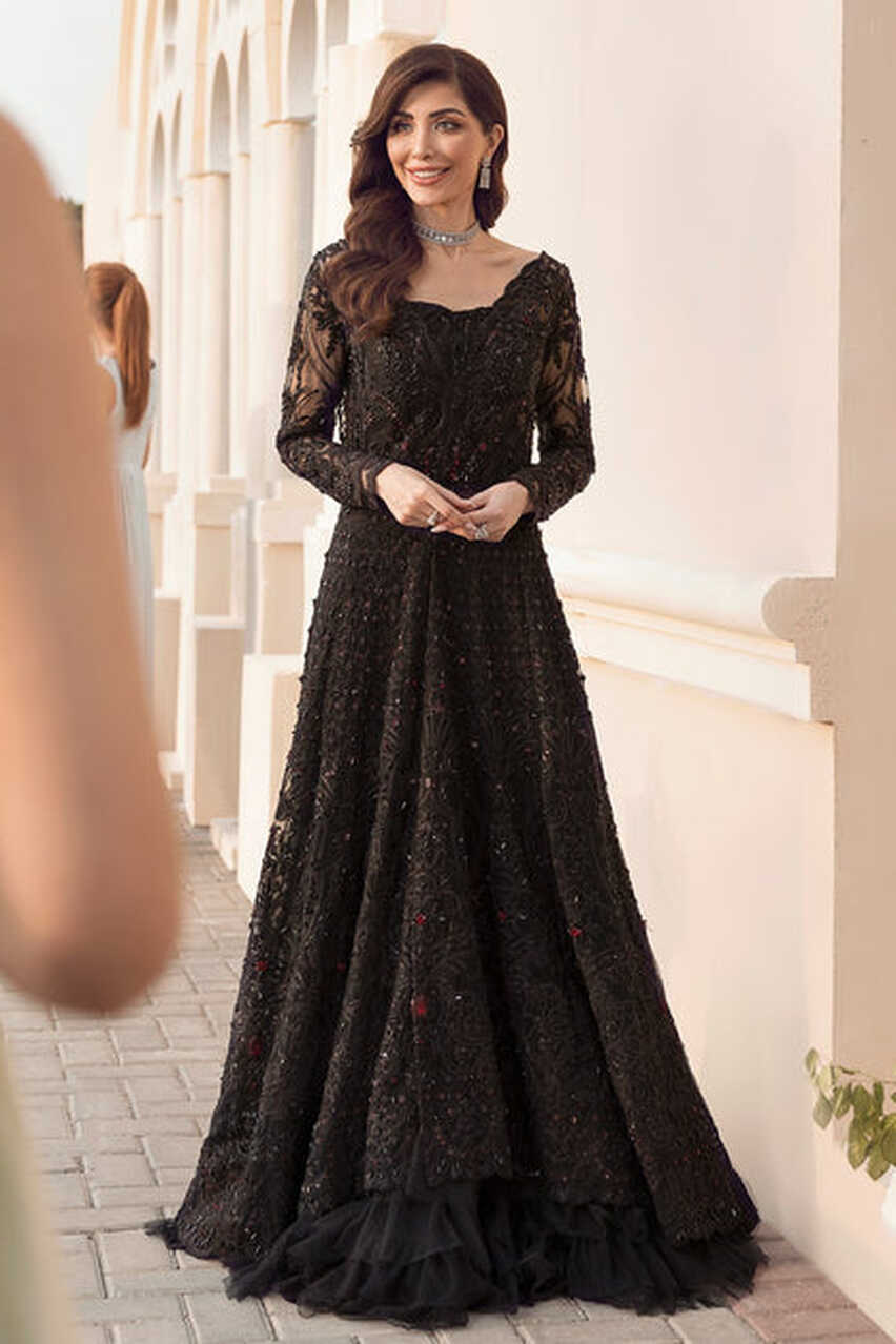 Elegant Girls Pakistani Dress In Black Color Online 2021 – Nameera ...