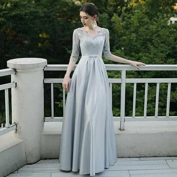 Elegant Long Gown Evening Dresses Party Cocktail Dress Wedding ...