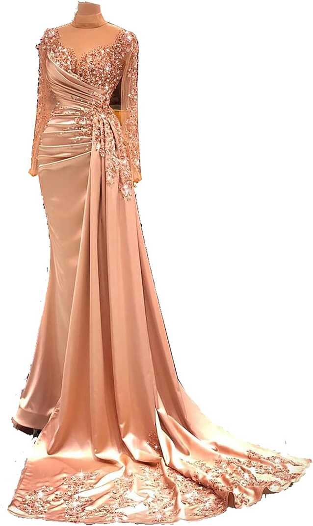 Elegant Long Sleeved Mermaid Evening Dress for Women Turkey | Ubuy