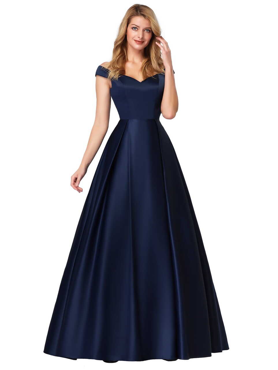 Elegant Off Shoulder A-Line Evening Gown - Turkey | Ubuy