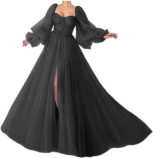 Elegant Princess Ball Gown with Puffy Sleeves for Turkey | Ubuy