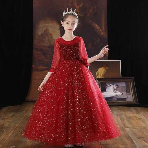 Elegant Princess Dress for Girls Ages 2-12 | A line gown, Princess ...