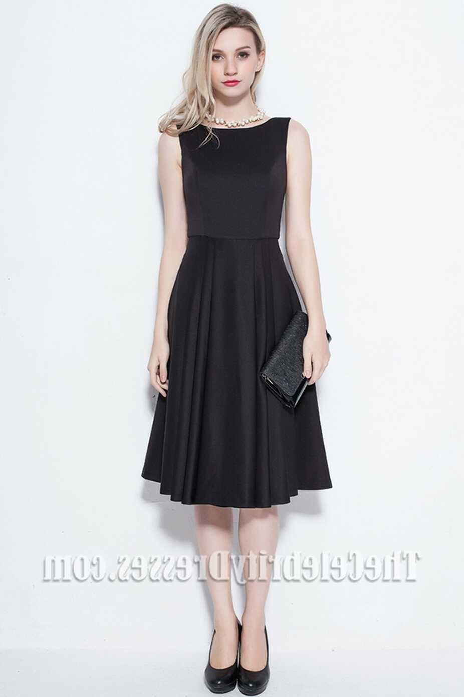 Elegant Sleeveless Knee Length Cocktail Party Dress ...