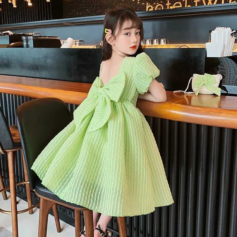 Elegant Summer Girls Party Dresses For Teen Girls With Bowknot ...