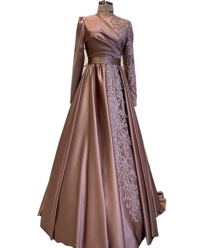 Embroidered Work Moroccan Evening party Gown For Women