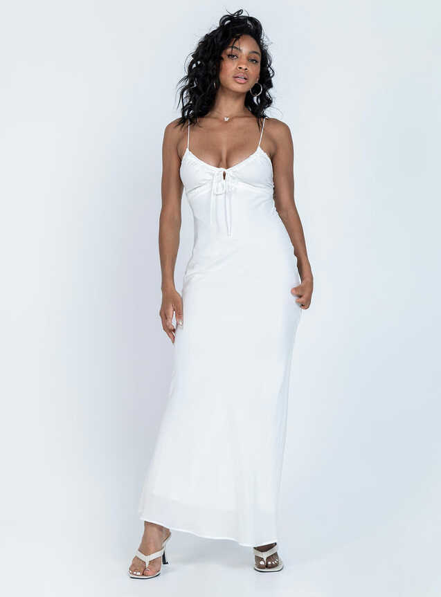 Emily Maxi Dress White