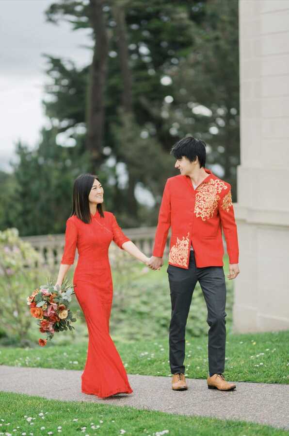 Emma Bespoke Dress | Modern Chinese Wedding Dress | East Meets Dress