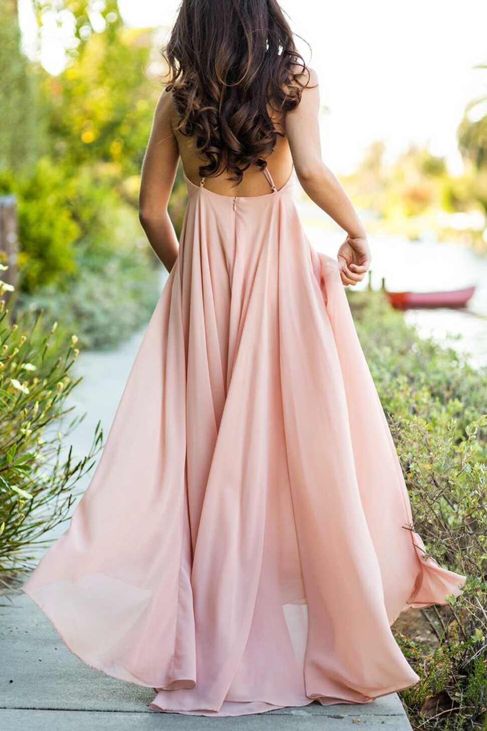 Emma Nude Flowy Maxi Dress | Flowy dress long, Long flowy maxi ...