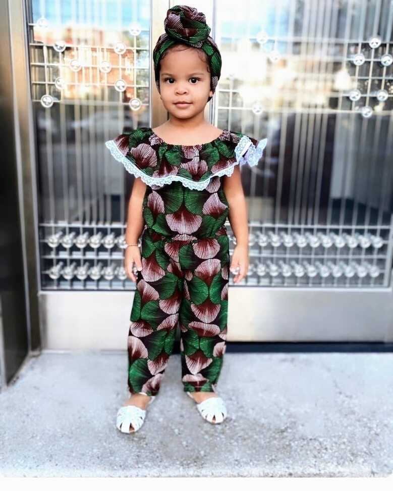 Enafi Ankara Jumpsuit for Girls 1year to 8.african Prints Baby ...