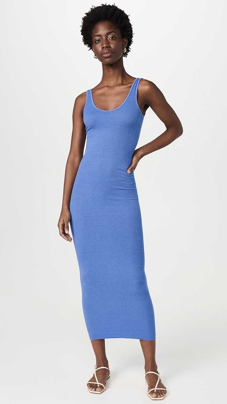 Enza Costa Silk Rib Maxi Tank Dress | Shopbop