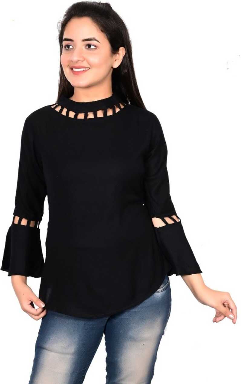 Espan hub Girls Casual Cotton Blend Top Price in India - Buy Espan ...