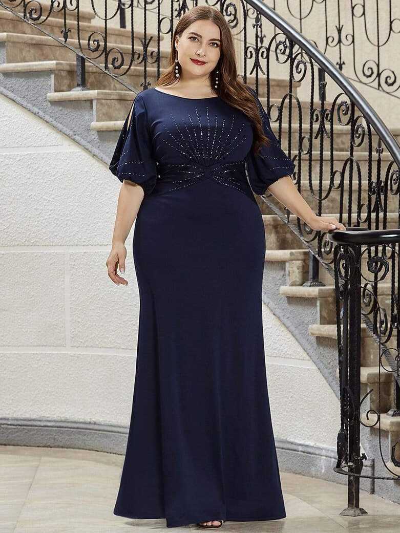 Evening Dress | Plus Size for Mother of the Bride Floor Length ...