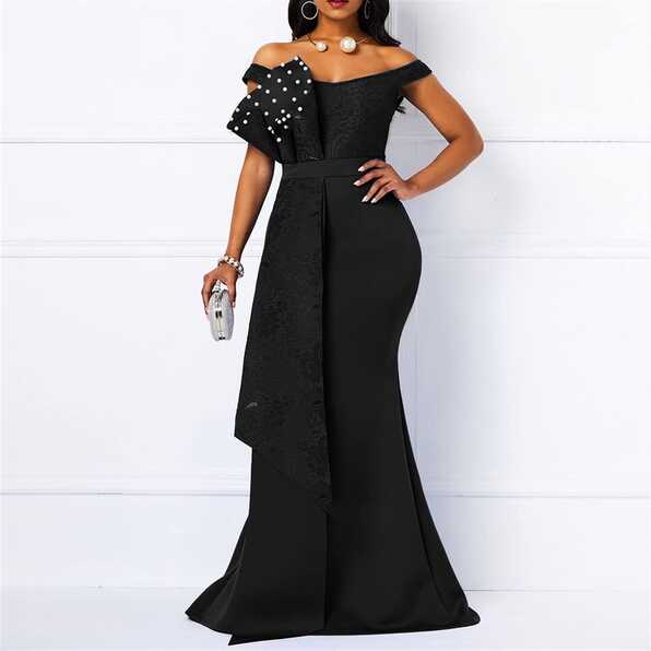 Evening Dresses Women Dinner Dinner Party Maxi Long Female Party ...