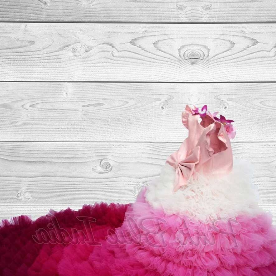 Exclusive Pink Ombre Girls Gown | Birthday Girl Dress