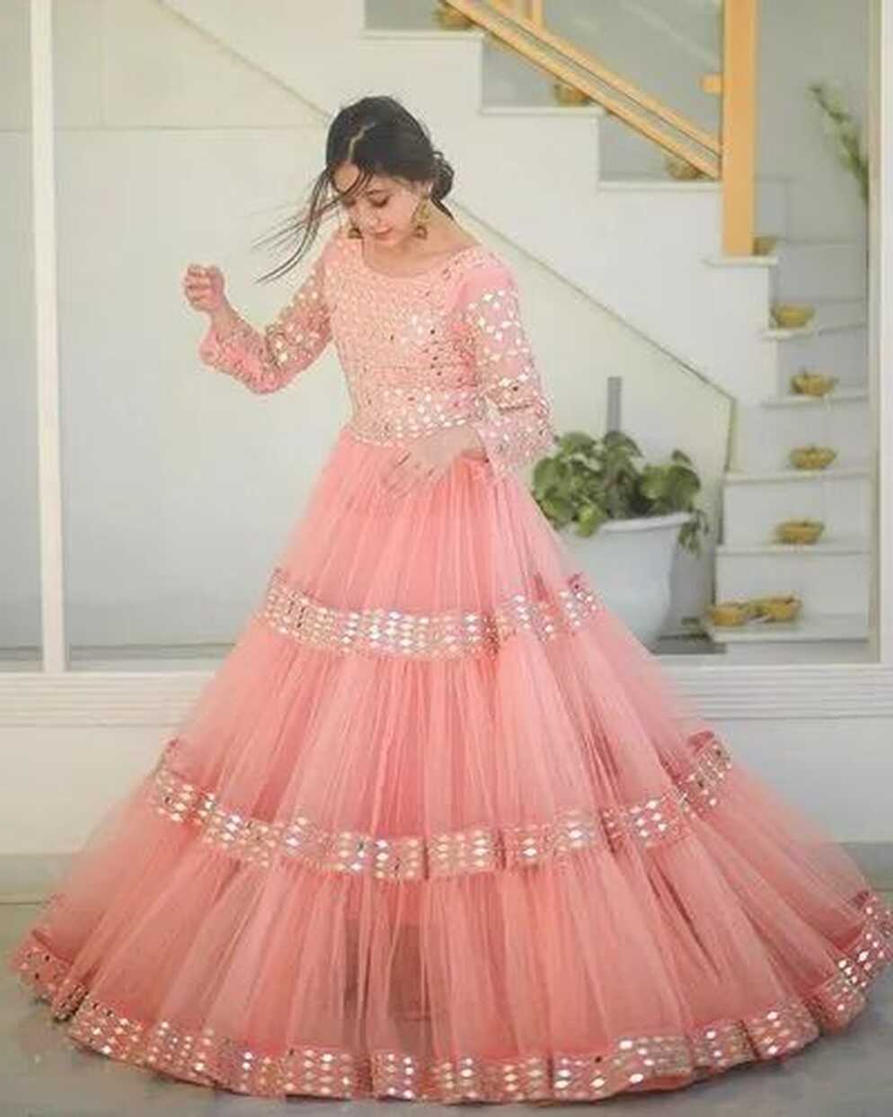 Fabric: Georgette Presenting New Designer Embroidered Anarkali ...