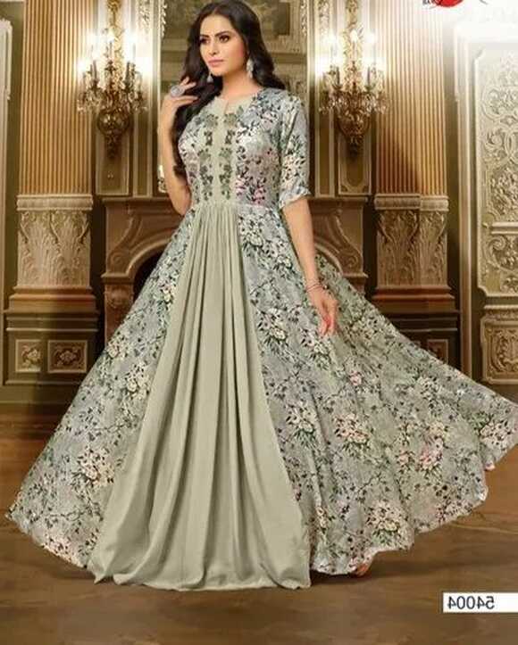 Fabzone Party Designer Gown at Rs 1779 in Surat | ID: 20562274733