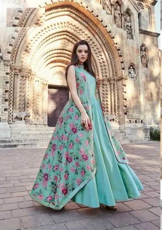 Fabzone Silk Designer Series Fancy Party Wear Gown Collection ...