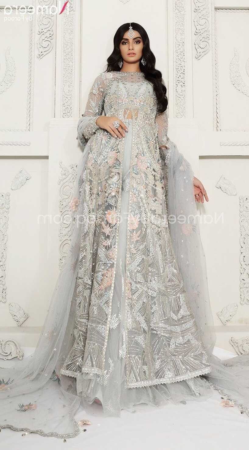 Fancy Bridal Maxi Dress Pakistani Online 2021 #BB216