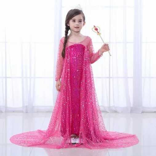 Fancydresswale Elsa Princess Birthday Party Dress For Little Girls ...