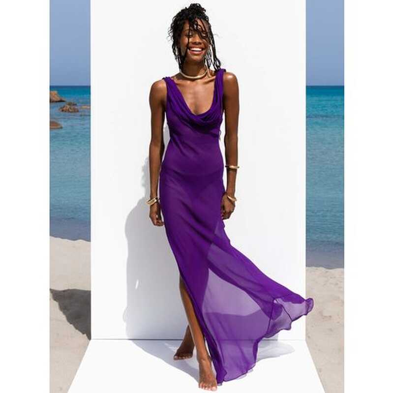 Fashion (DJC317601)Sexy Women Maxi Dress 2022 Fashion Backless ...