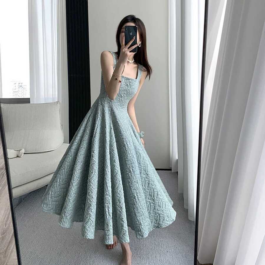 Fashion Design Women Pleated Daily Elegant Dress Ladies Trendy ...