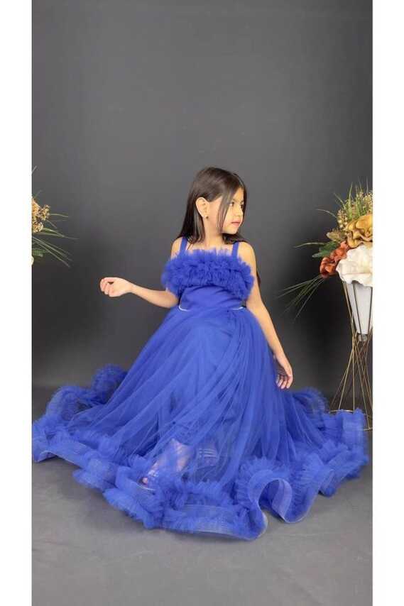 Fatma Kına Fenomen Kids Full Length Graduation and Prom Dress with ...