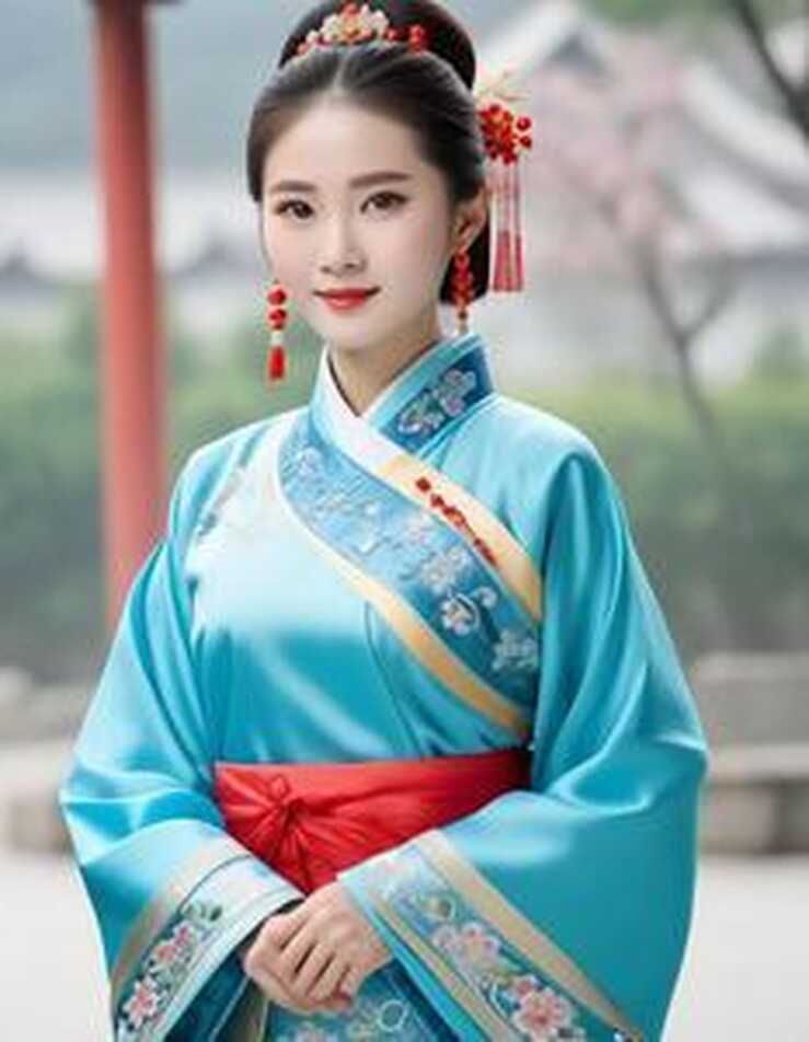 Female Chinese Traditional Clothes Costume Face Swap ID:1129644