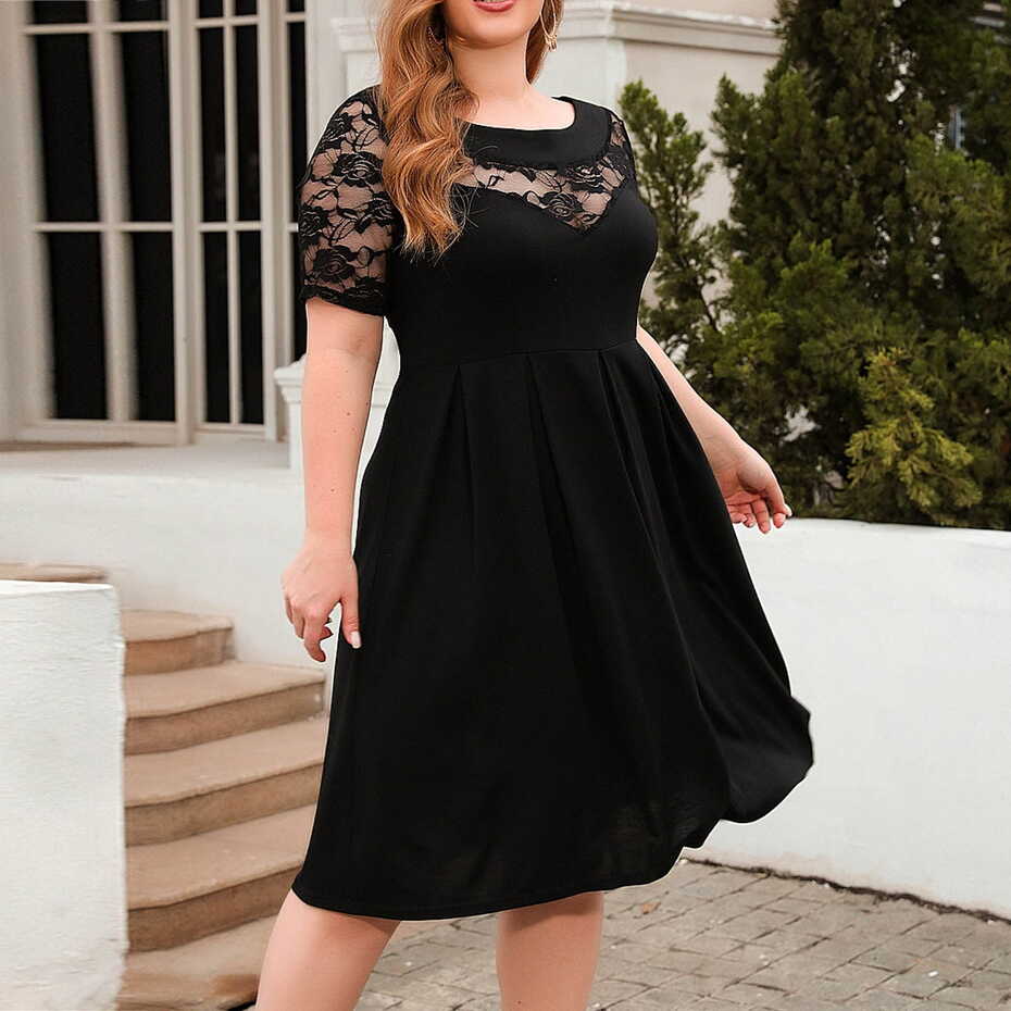 Finelylove Plus Size Dresses For Women 2023 Flowy Summer Dress For ...