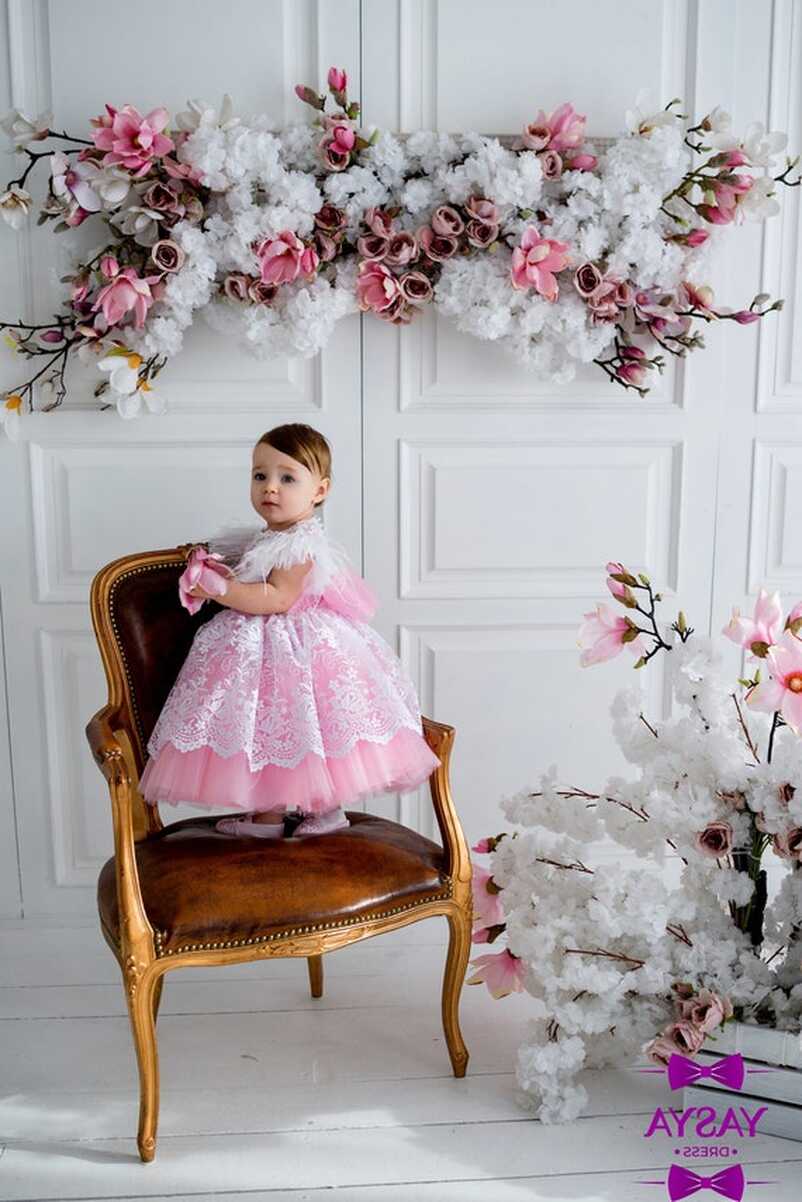 First Birthday Baby Dress, Princess Gown, Flower Girl Dress ...