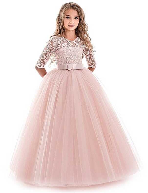 First Communion Dresses for Girls 7-16 Lace Flower Summer Holiday ...