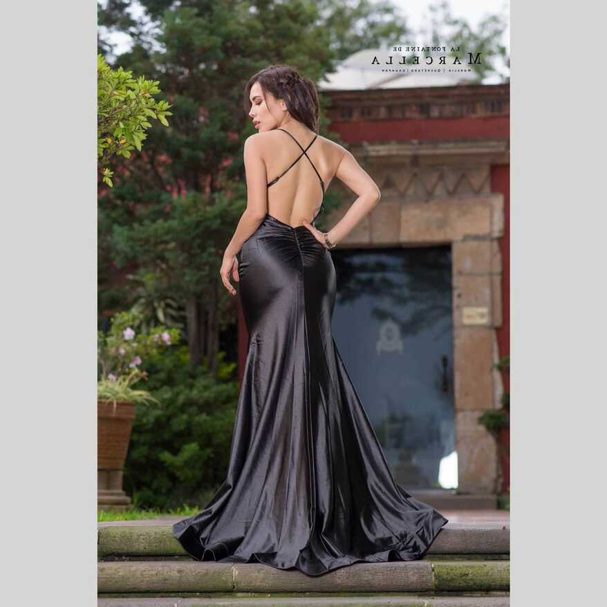 Fishtail Backless Dress (Black) Cruise, Formal, Black-Tie, Ball ...