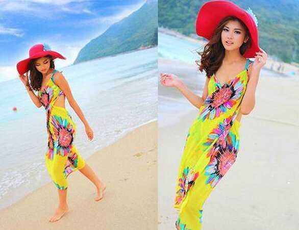 Floral Beach Dress | Shoppy