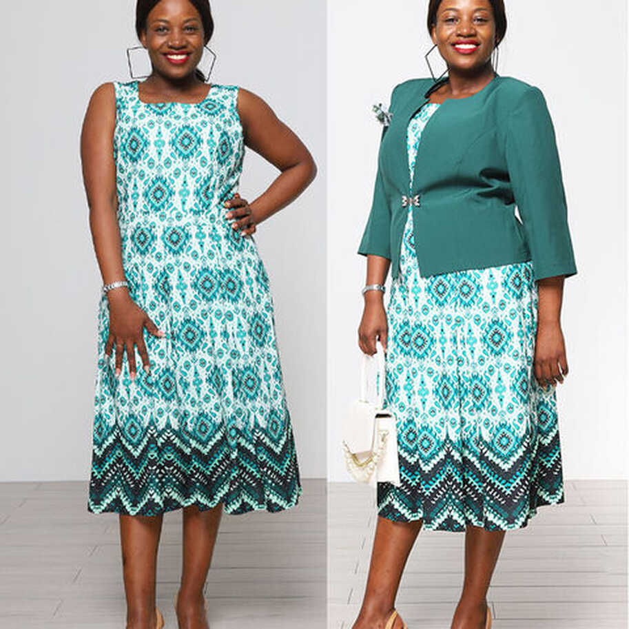 Floral Print Skirt Plus Size African Women Clothes Ladies Dress ...