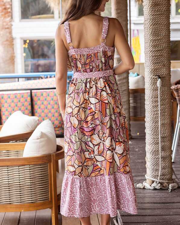 Floral Summer Maxi Dress - Grace and Lace