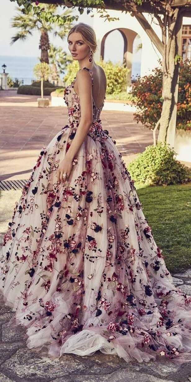 Floral Wedding Dresses: 18 Gowns For Your Magic Party