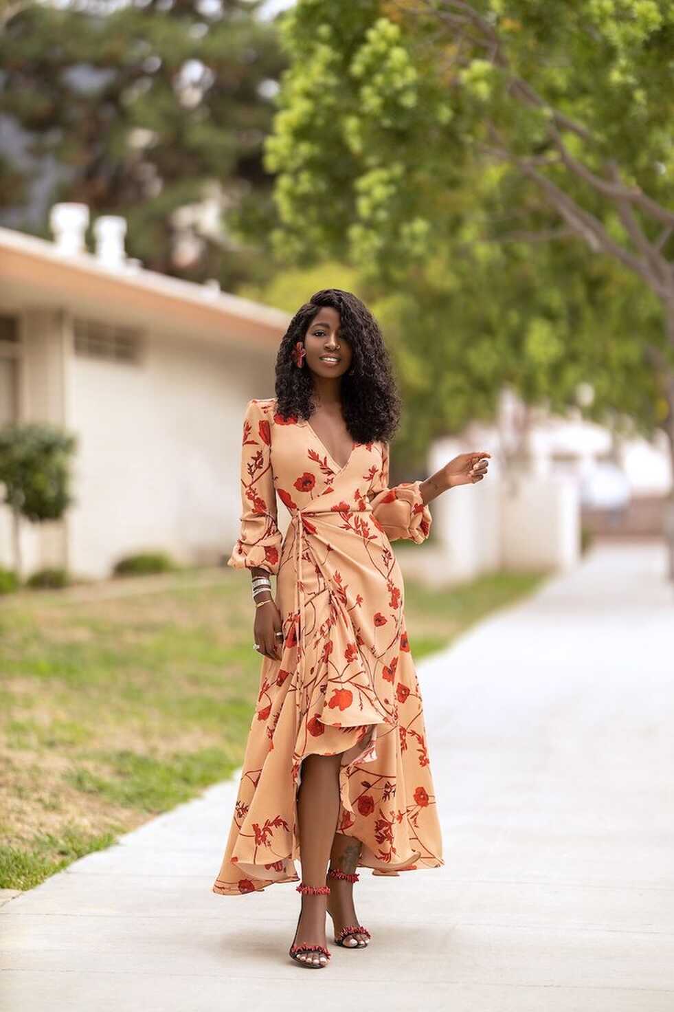 Floral Wrap Dress (Style Pantry)