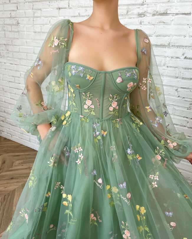 Flourishing Meadow Corset Dress | Teuta Matoshi