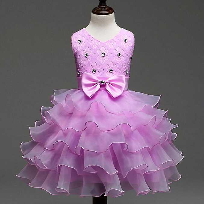 Flower Girl Dress For Wedding Baby Girl 3-8 Years Birthday Outfits ...